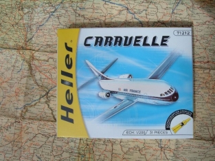 Heller 49774 CARAVELLE passagier vliegtuig schaal 1:200 Heller
